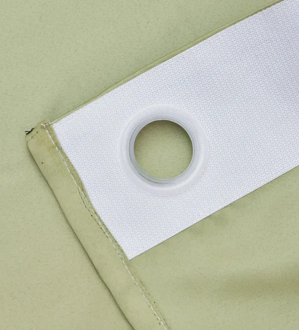 Green_Polyester_Solid_Blackout_Curtain_For_Door_|7ft