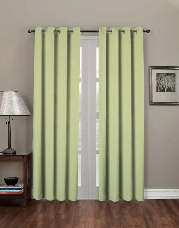 Green_Polyester_Solid_Blackout_Curtain_For_Long_Door_|_9ft