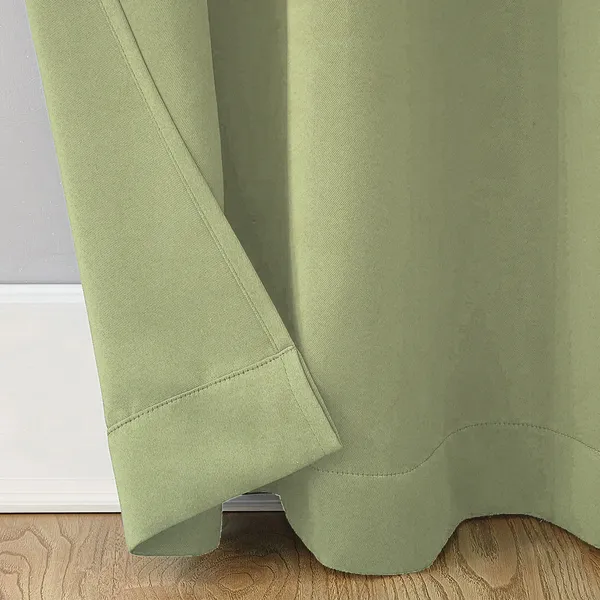 Green_Polyester_Solid_Blackout_Curtain_For_Window_|5ft