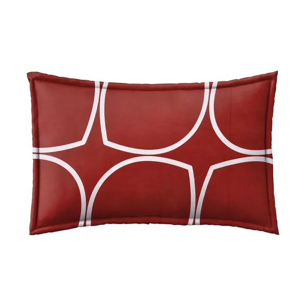 Maroon_&_White_Microfiber_Cotton_Single_Bedsheet_with_Pillow_Cover