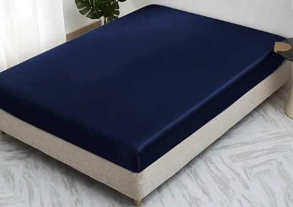 Blue_Microfiber_Cotton_Fitted_Terry_Mattress_Protector