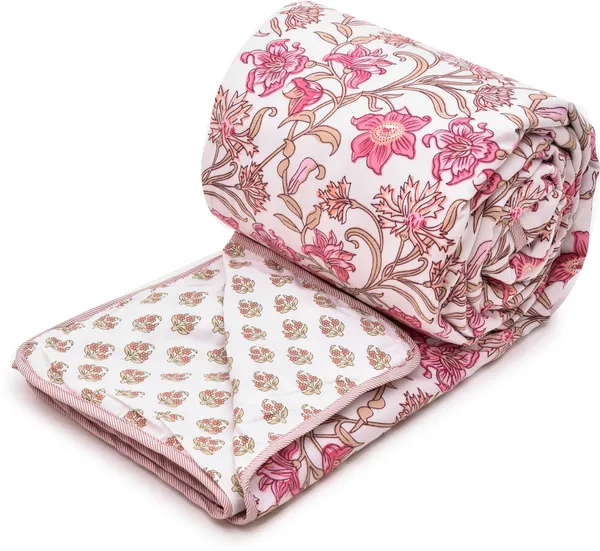 Pink_Super_Soft_Microfiber_Cotton_Double_Dohar