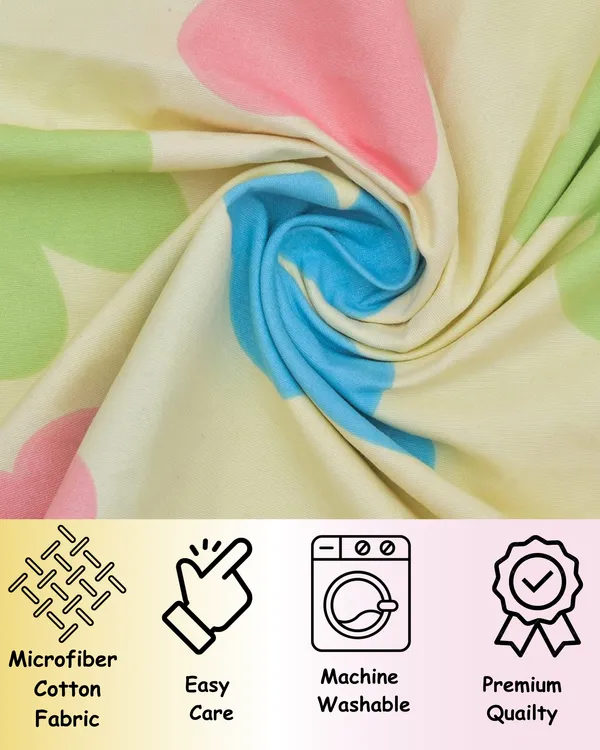 Floral_Yellow__Super_Soft_Brushed_Microfiber_Cotton_Curtains_For_Window
