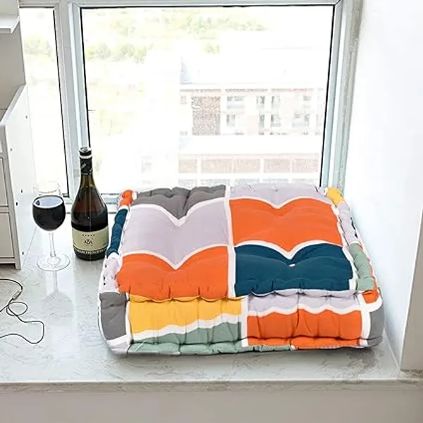 Orange_Microfiber_Cotton_Chair_Box_with_four_corner