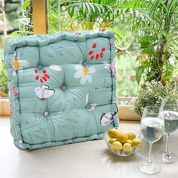 Green_Microfiber_Cotton_Chair_Box_with_four_corner