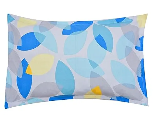Blue_Microfiber_Cotton_Fitted_Bedsheet_with_1_Pillow