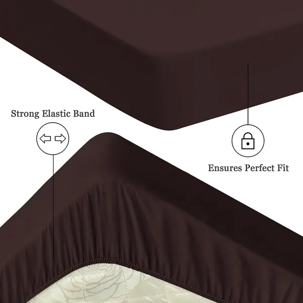Brown_Microfiber_Cotton_Fitted_Terry_Mattress_Protector