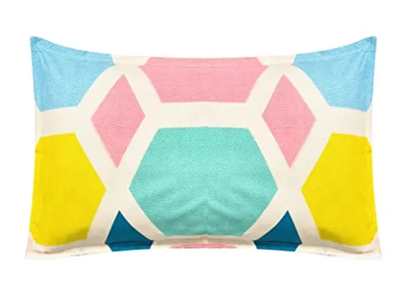 White_&_Pink_Microfiber_Cotton_Pillows_Cover