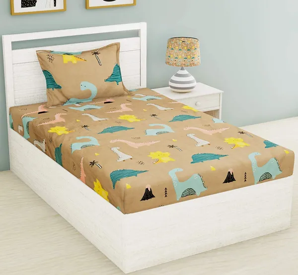 Microfiber_Cotton_Single_Bedsheet_with__Pillow_Cover