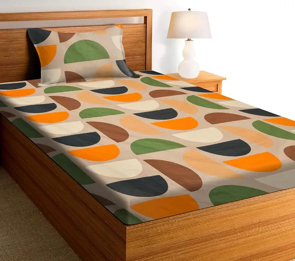 Microfiber_Cotton_Single_Bedsheet_with__Pillow_Cover