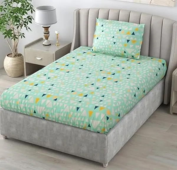 Microfiber_Cotton_Single_Bedsheet_with__Pillow_Cover