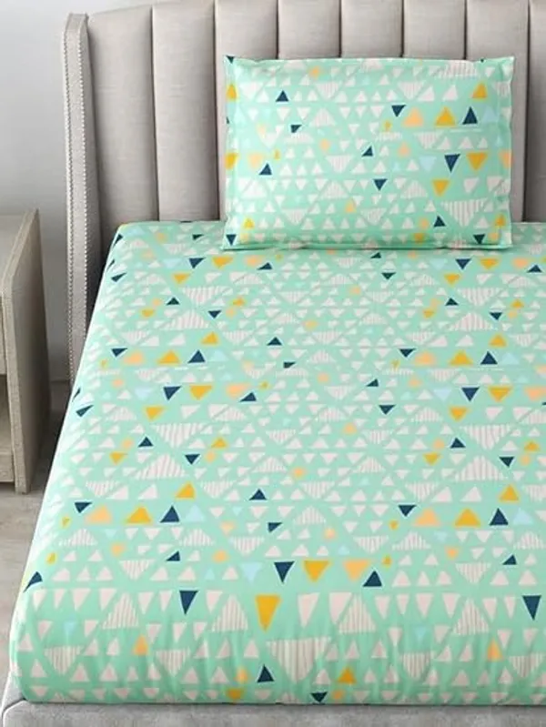 Microfiber_Cotton_Single_Bedsheet_with__Pillow_Cover