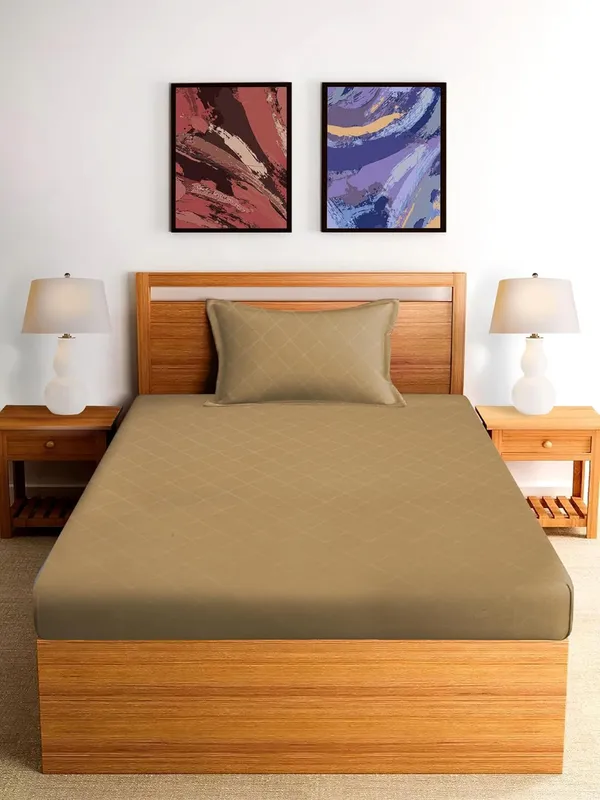 Microfiber_Cotton_Single_Bedsheet_with__Pillow_Cover