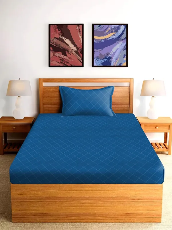 Microfiber_Cotton_Single_Bedsheet_with__Pillow_Cover