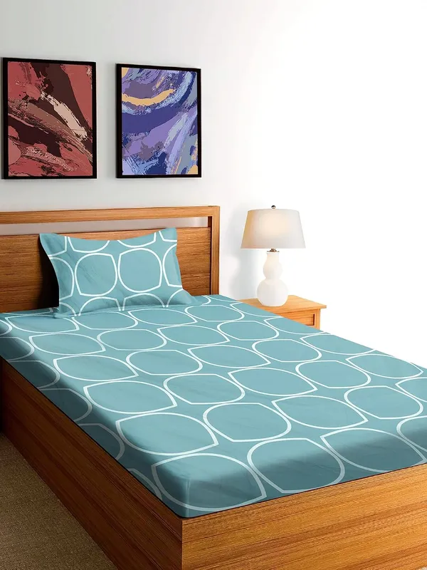 Microfiber_Cotton_Single_Bedsheet_with__Pillow_Cover
