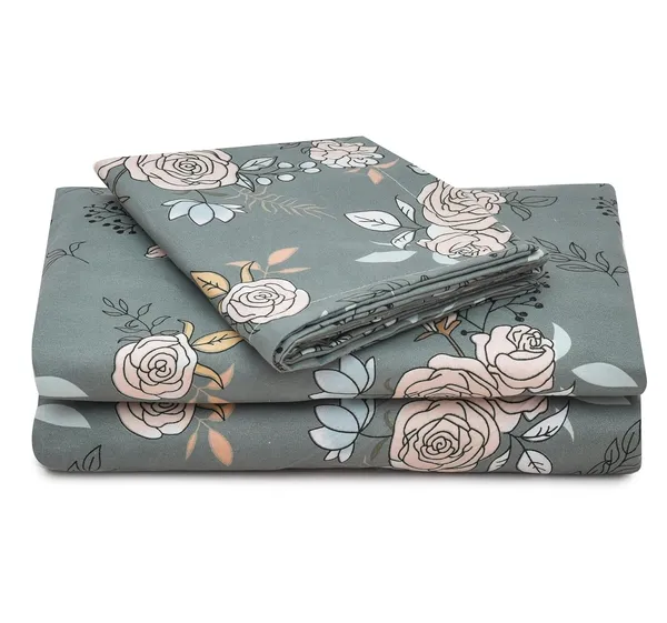 Microfiber_Cotton_Single_Bedsheet_with__Pillow_Cover