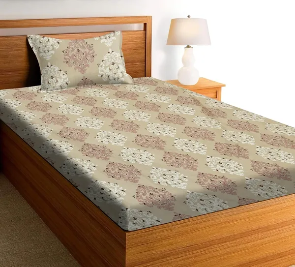 Microfiber_Cotton_Single_Bedsheet_with__Pillow_Cover