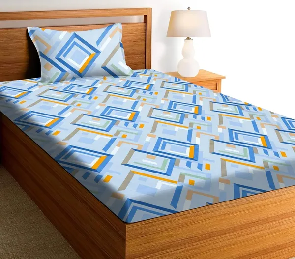 Multicolor_Premium_Quality_Microfiber_Printed_Flat_Bedsheet_With_pillow_Cover
