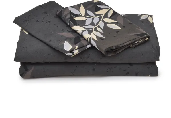 Black_Premium_Quality_Microfiber_Printed_Double_Bedsheet