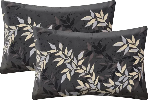 Black_Premium_Quality_Microfiber_Printed_Double_Bedsheet