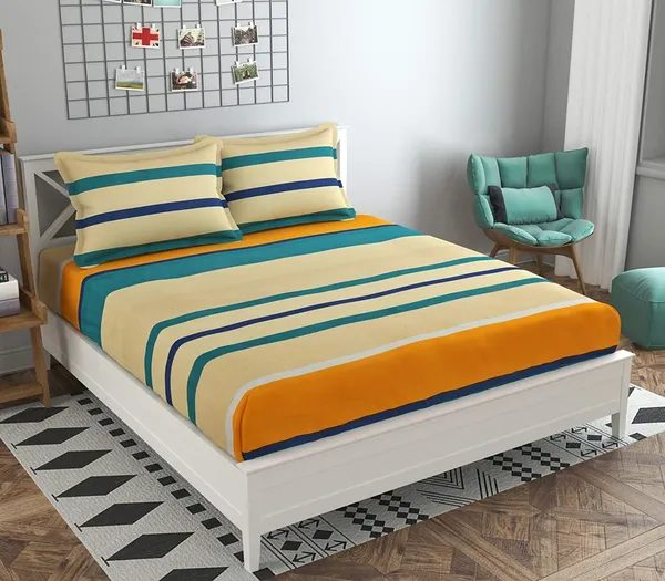 Multicolor_Premium_Quality_Microfiber_Printed_Double_Bedsheet