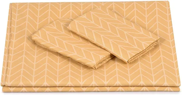 Brown_Microfiber_Cotton_Double_Bedsheet_With_Pillow_Cover