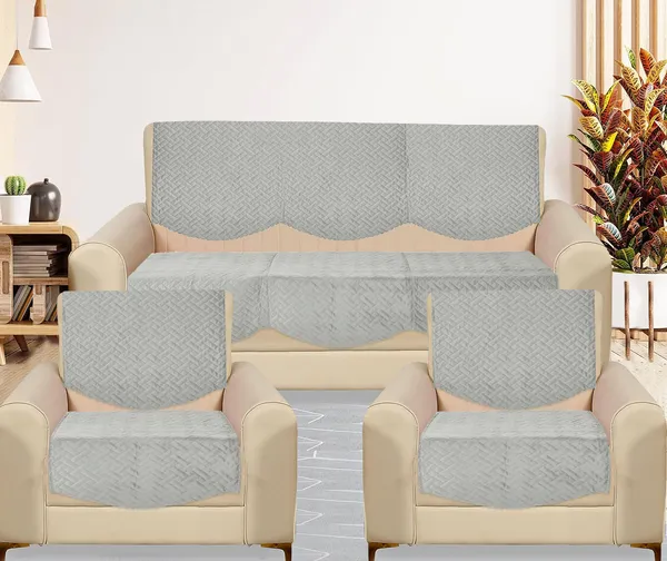 Velvet_Quilted_Plain__Sofa_Cover_5_Seater