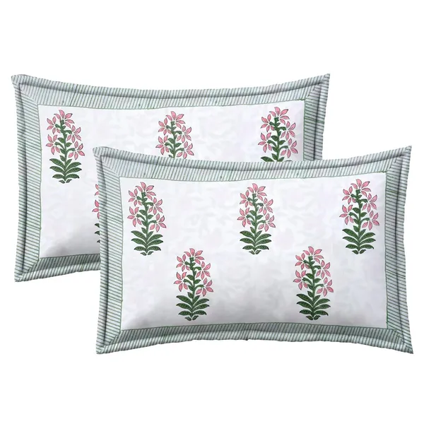Pink_Rajasthani_Hand_Block_Print_Cotton_Double_Bedsheet