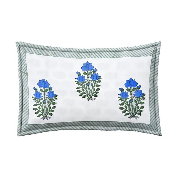 Blue_Rajasthani_Hand_Block_Print_Cotton_Double_Bedsheet
