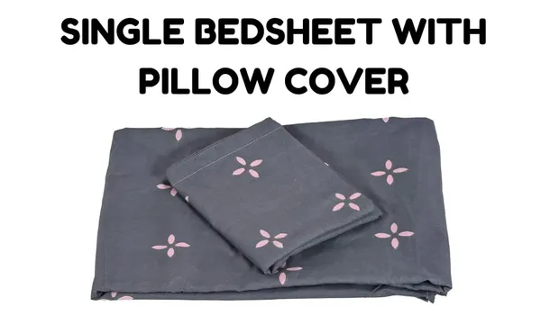 _Microfiber_Cotton_Single_Bedding_Set_With_Single_Comforter_,Single_Bedsheet__&_Pillow_Cover