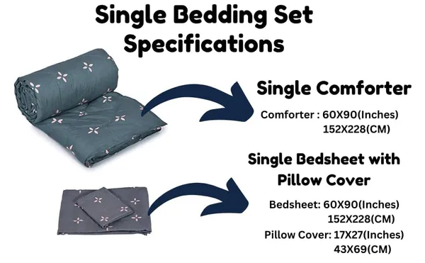 _Microfiber_Cotton_Single_Bedding_Set_With_Single_Comforter_,Single_Bedsheet__&_Pillow_Cover