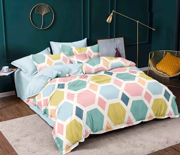_Microfiber_Cotton_Single_Bedding_Set_With_Single_Comforter_,Single_Bedsheet__&_Pillow_Cover