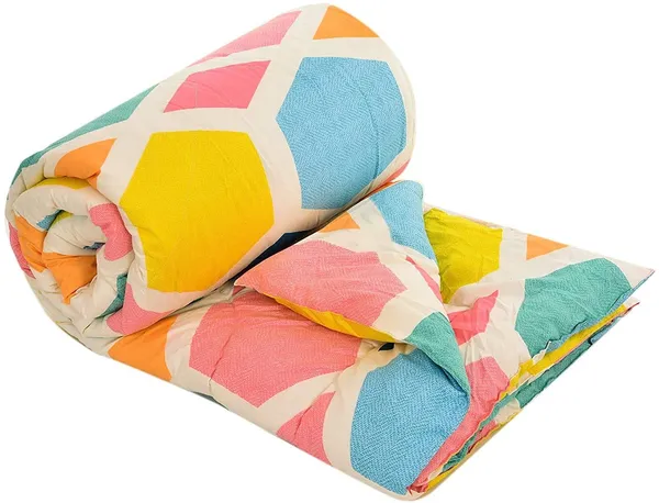 _Microfiber_Cotton_Single_Bedding_Set_With_Single_Comforter_,Single_Bedsheet__&_Pillow_Cover
