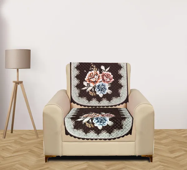 Brown_Velvet_Quilted_Floral_Sofa_Cover_1_Seater