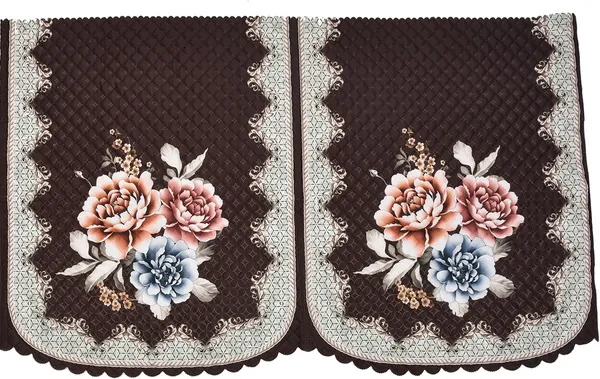 Brown_Velvet_Quilted_Floral_Sofa_Cover_4_Seater