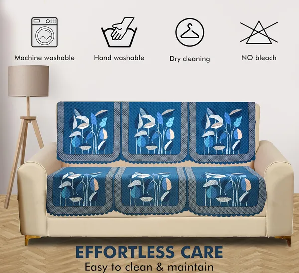 Blue_Velvet_Quilted_Floral_Sofa_Cover_3_Seater
