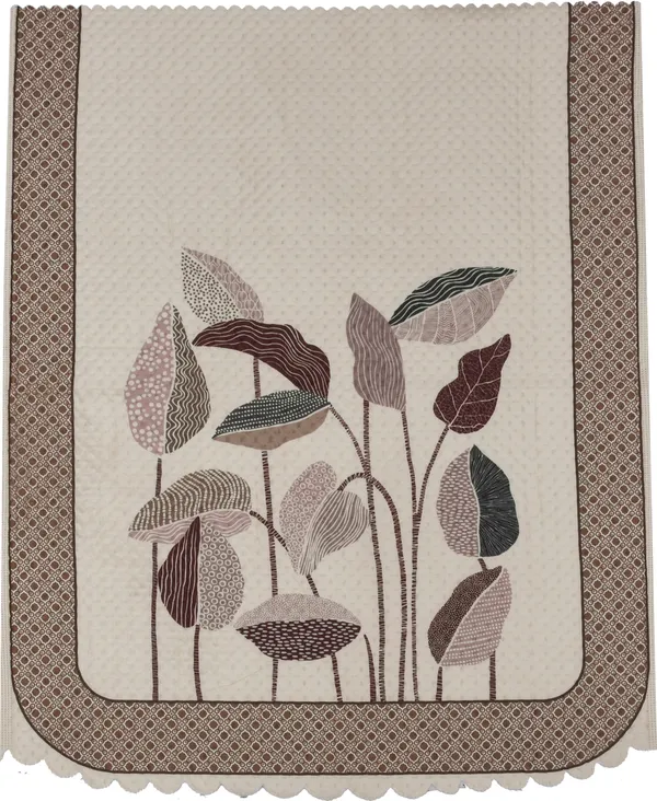 Cream_Velvet_Quilted_Floral_Sofa_Cover_2_Seater