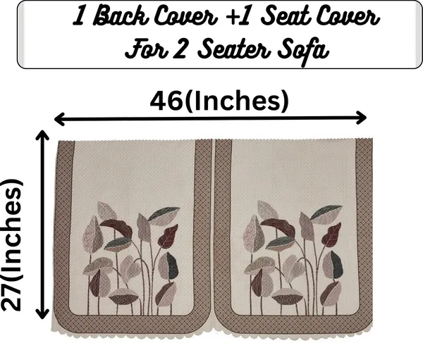 Cream_Velvet_Quilted_Floral_Sofa_Cover_2_Seater
