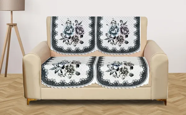 White_Velvet_Quilted_Floral_Sofa_Cover_5_Seater
