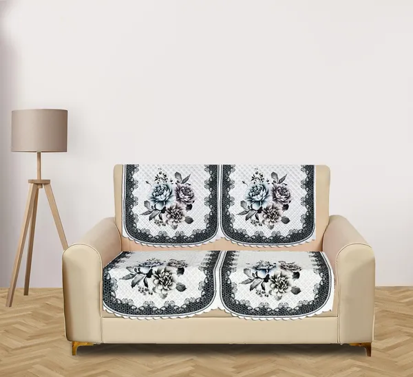 White_Velvet_Quilted_Floral_Sofa_Cover_5_Seater