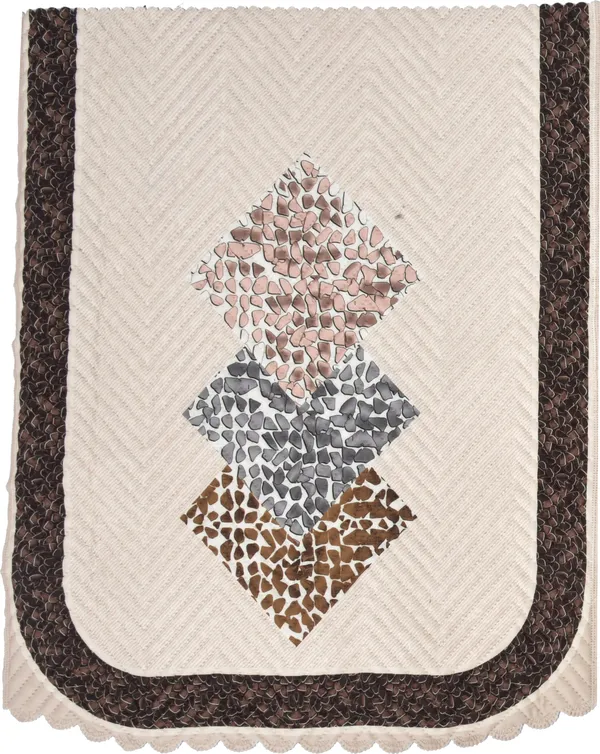 Cream_Velvet_Quilted_Floral_Sofa_Cover_3_Seater