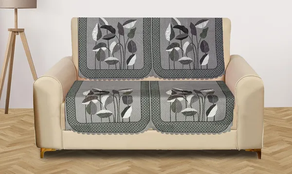 Grey_Velvet_Quilted_Floral_Sofa_Cover_2_Seater