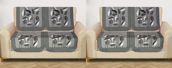 Grey_Velvet_Quilted_Floral_Sofa_Cover_4_Seater