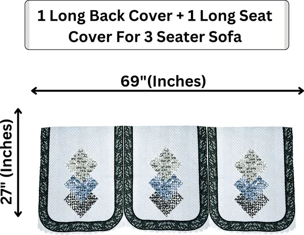 White_Velvet_Quilted_Printed_Sofa_Cover_3_Seater
