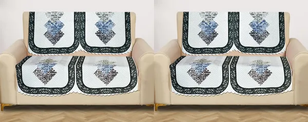 White_Velvet_Quilted_Printed_Sofa_Cover_4_Seater