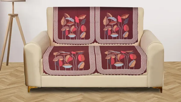 Velvet_Quilted_Floral_Sofa_Cover_2_Seater
