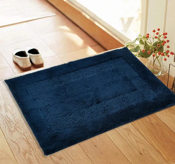 Blue_Soft_Plush_Cotton_Bath_Rug