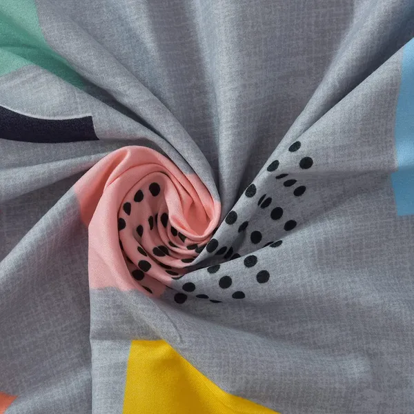 Geometric_Grey_Super_Soft_Brushed_Microfiber_Cotton_Curtain_For_Window