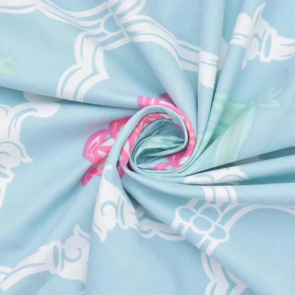 Floral_Green__Super_Soft_Brushed_Microfiber_Cotton_Curtains_For_Window