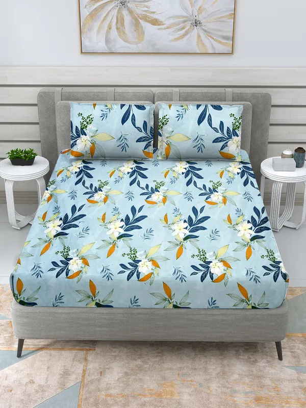 Super_Soft_Cotton_King_Size__Bedsheet_With_Pillow_Cover